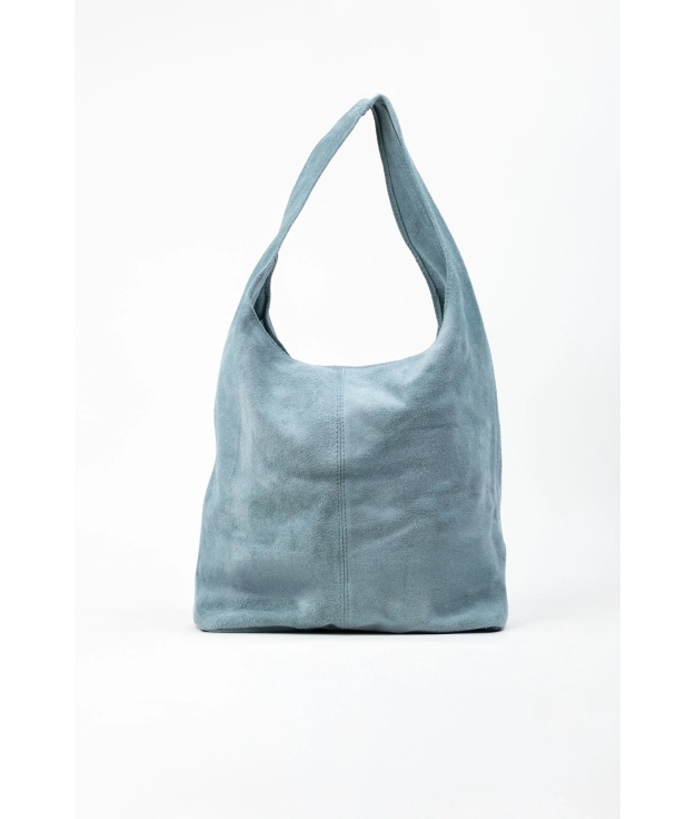 Borsa Leoni in pelle - Azzurro Pianno 39