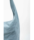 Bolsa de Couro Leoni - Azul Claro Pianno 39