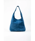 Sac à main en cuir Leoni - Bleu Denim Pianno 39