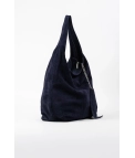Bolsa de Couro Leoni - Azul Escuro Pianno 39
