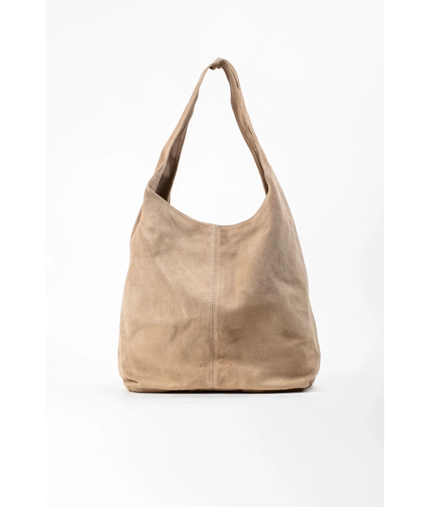 Sac à main en cuir Leoni - Beige Pianno 39