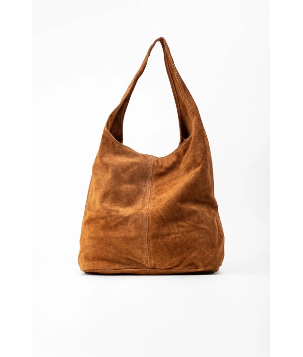 Bolsa de Couro Leoni - Camel Pianno 39