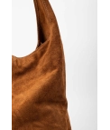 Bolsa de Couro Leoni - Camel Pianno 39