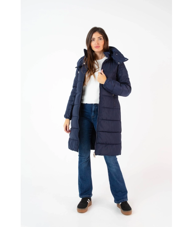 Lersos Coat - Navy Blue Pianno 39