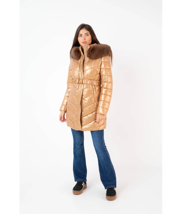 Amela Coat - Champagne Pianno 39