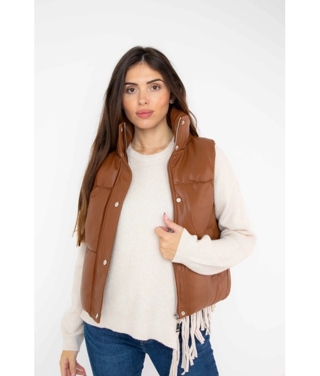 Gilet Mitres - Camel Pianno 39