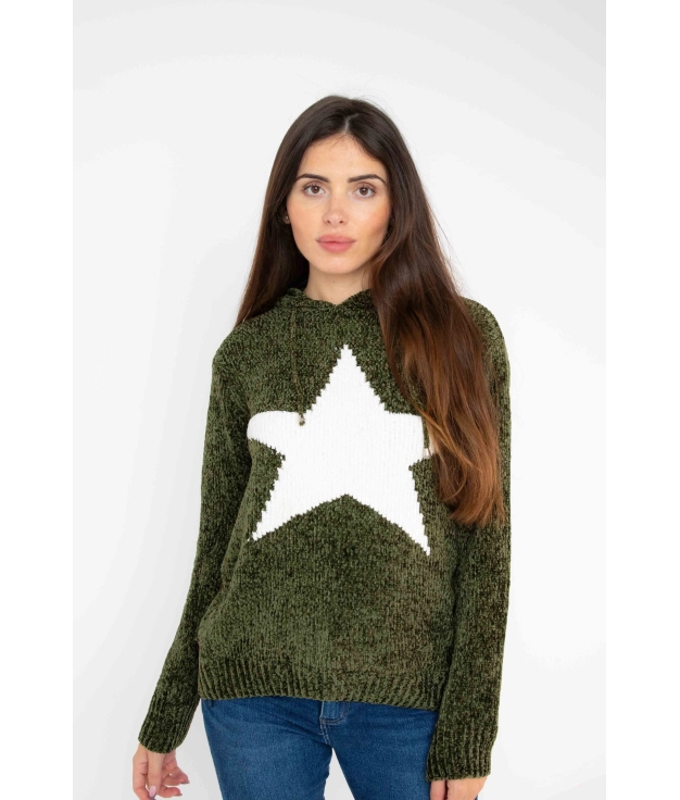 Maglione Perci - Khaki Pianno 39