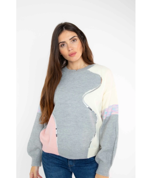 Mosare Sweater - Pianno Grey 39