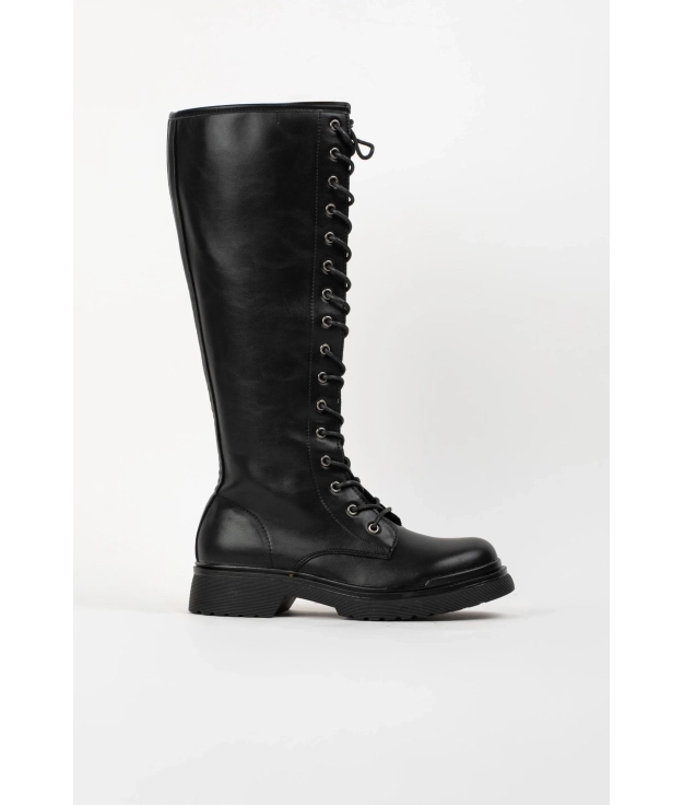 Bota alta Sunder - Preto Pianno 39