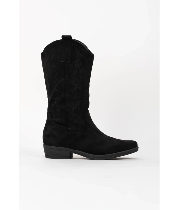 Antisa Cowboy Boot - Black Pianno 39