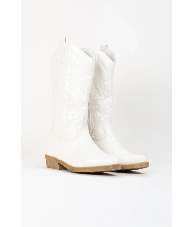 Stivale Cowboy Lufer - Bianco Pianno 39