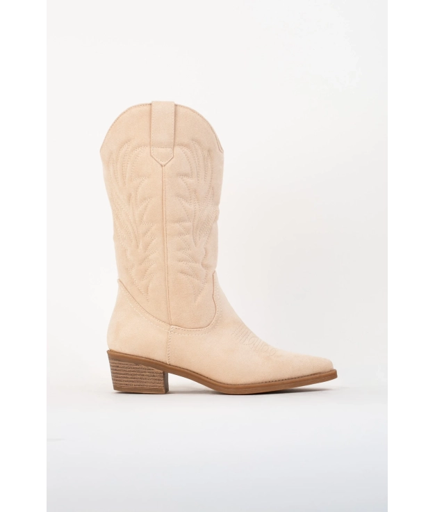 Aruba Cowboy Boot - Beige