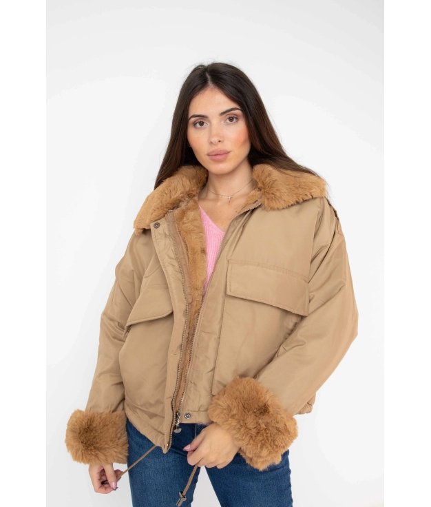 Chaqueta Lasgo - Camel Pianno 39