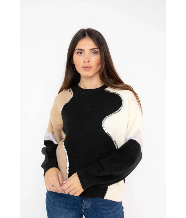 Mosare Sweater - Black Pianno 39