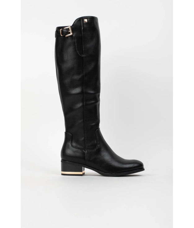 Siven Tall Boot - Black Pianno 39