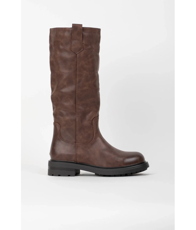 Bru Tall Boot - Brown Pianno 39