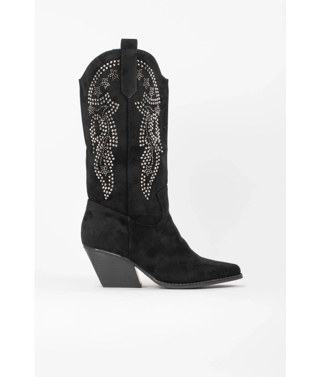 Bottes de cow-boy Manir - Noir Pianno 39