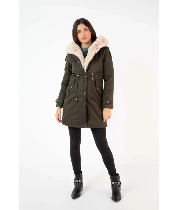 Cappotto Tresfer - Kaki Pianno 39