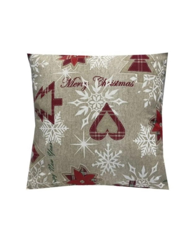 copia de copia de Conjunto de 2 capas de almofada com flores de Natal