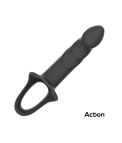 ARNÉS CON DILDO HUECO SILICONA PREMIUM