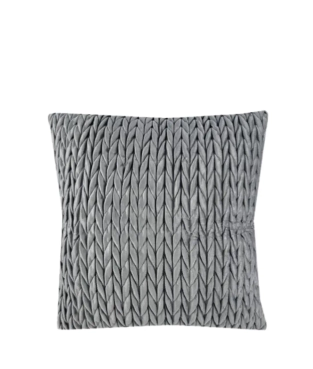 Cushion Cover Knots - Grey