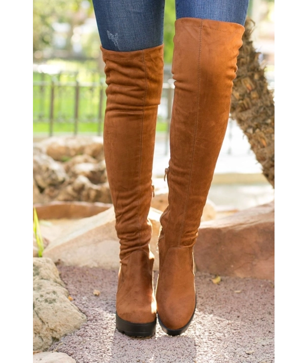 Knee-length Boot Turan - Camel