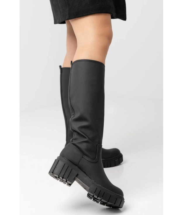 YUNAL  HIGH BOOT - BLACK