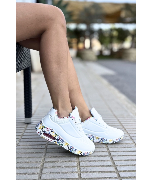 Sneakers Casual Mantran - Blanco Pianno 39