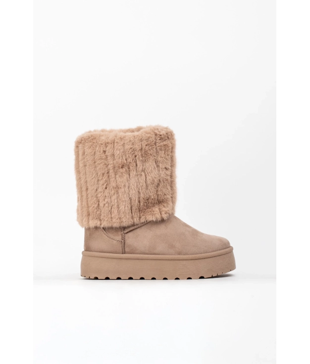 Blanden fur boot - Khaki Pianno 39