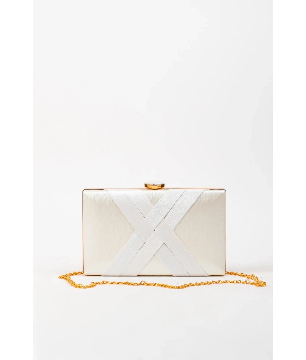 Bolso Clutch Mustrin - Blanco Pianno 39