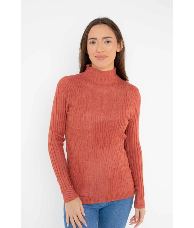 Pullover Duster - Salmon Pianno 39