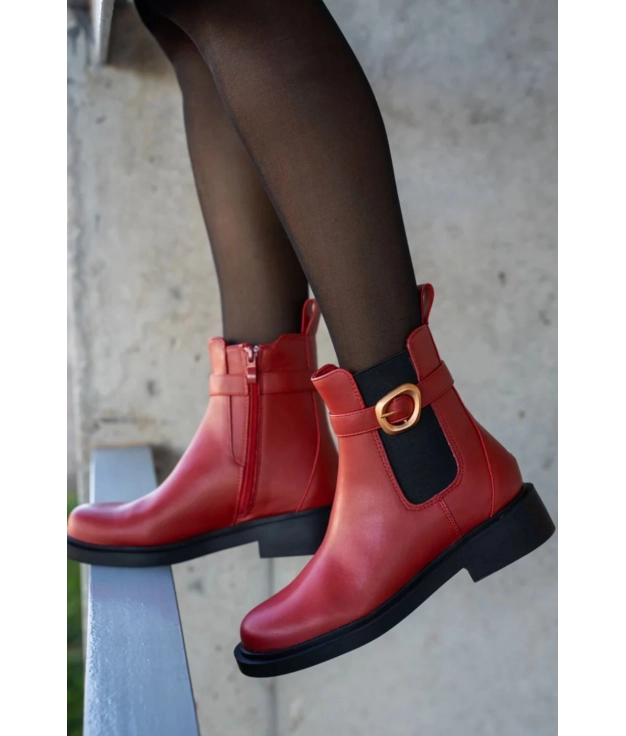 Urine low boot - Pianno Red 39