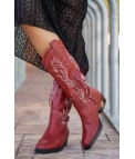 Sabena Tall Boot - Pianno Red 39