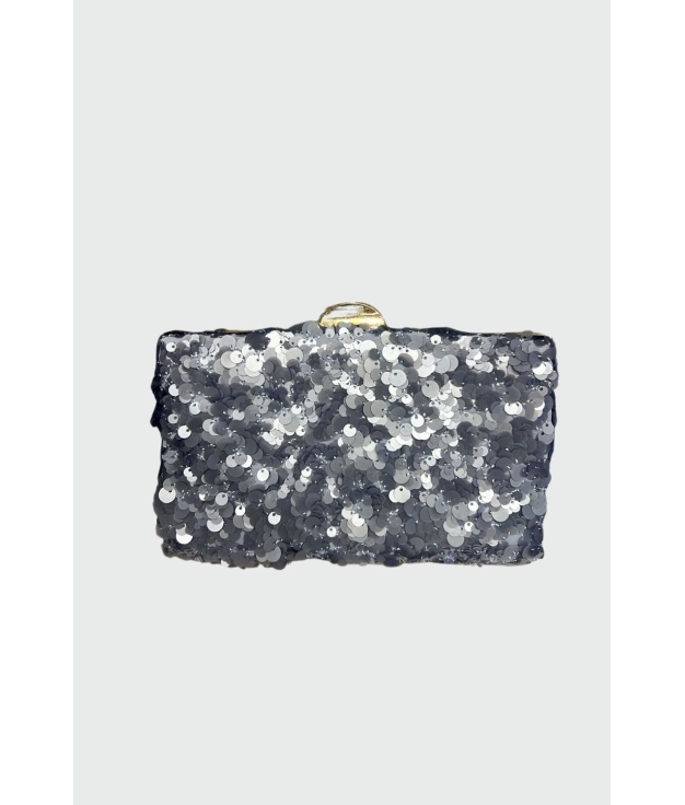 Bolso Clutch Marini - Plata Pianno 39