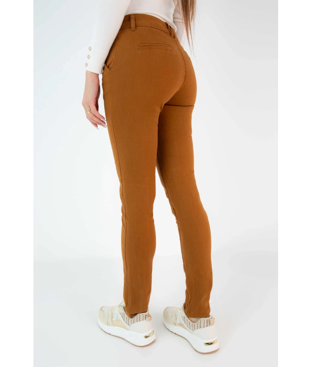 Jurne Trousers - Camel Pianno 39