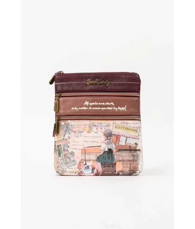 Bolsa de Ombro Jener - Garnet Pianno 39