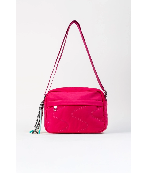 Bolsa de Ombro Ostrun - Fucsia Pianno 39