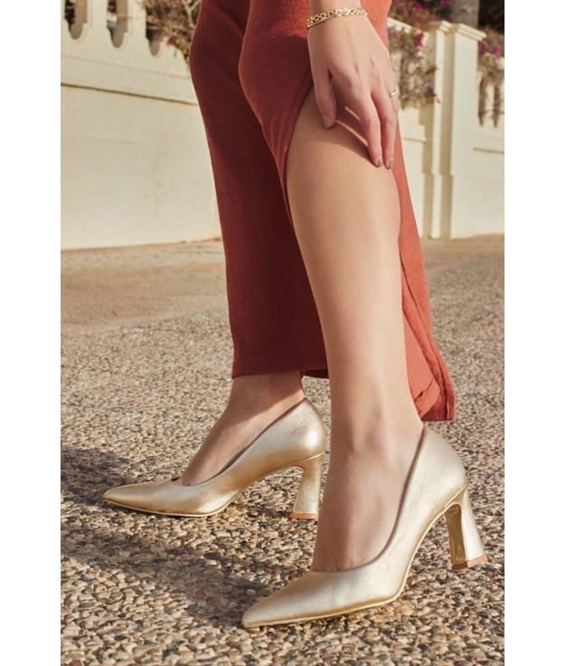 Bey Heeled Shoe - Oro Pianno 39