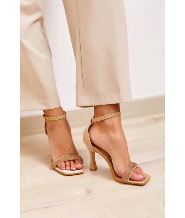 LOIZA HEELED SANDAL - GOLD PIANNO 39