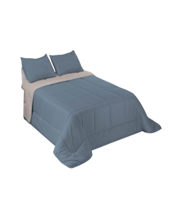 COUETTE RÉVERSIBLE SAMANTHA - BLEU / BEIGE PIANNO39