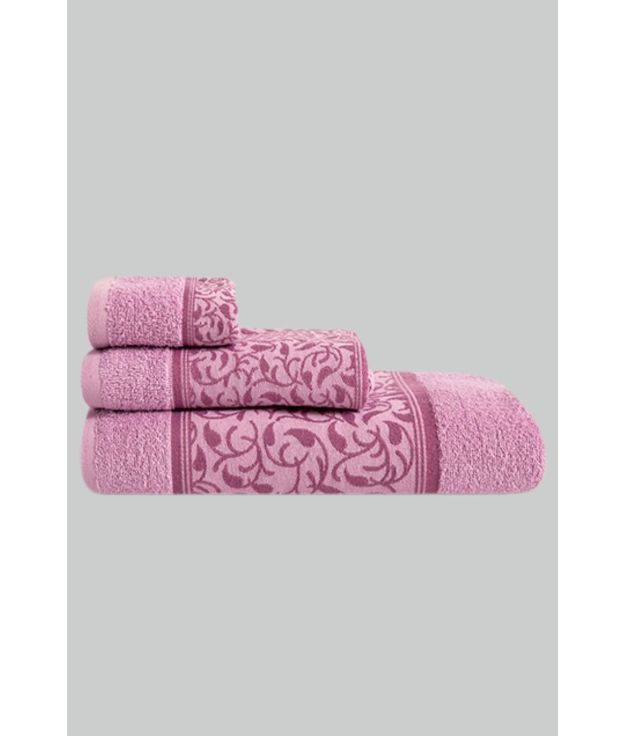 DARC 3 PIECE TOWEL SET - PINK PIANNO 39