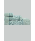 ENSEMBLE DE SERVIETTES 3 PIÈCES DARC - AQUA PIANNO 39