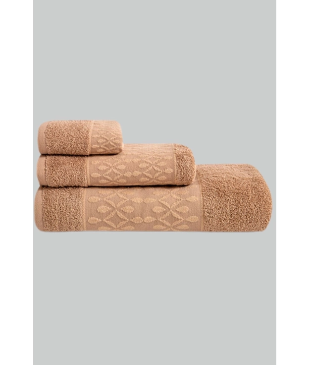 ARIS 3 PIECE TOWEL SET - MUSTARD PIANNO 39