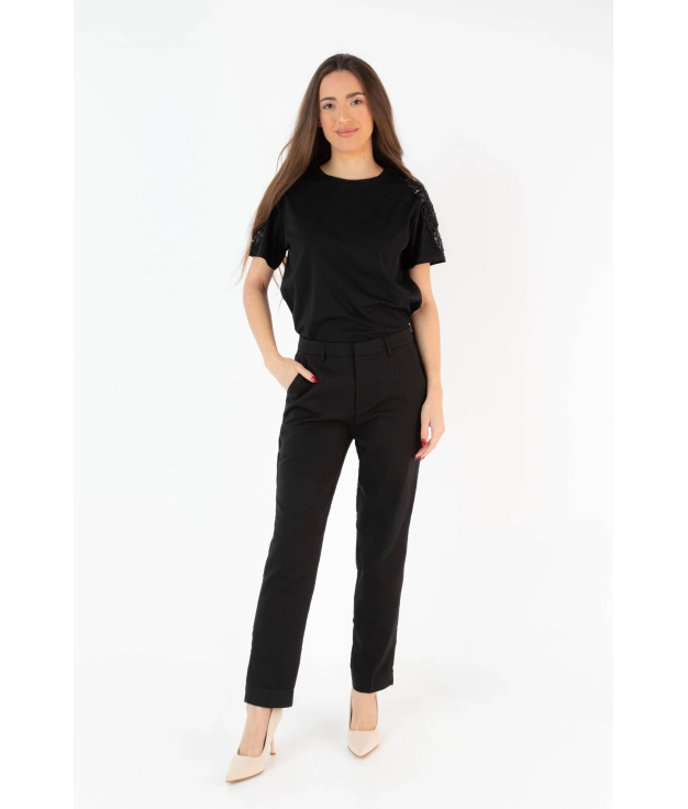 Lesore Trousers - Black Pianno 39