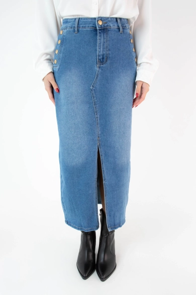 Falda Gresor - Denim Pianno 39 2