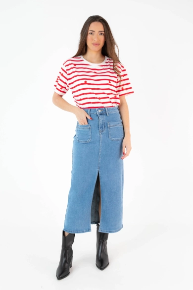 Falda Nerbus - Denim Pianno 39