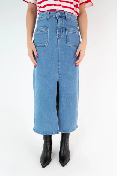Falda Nerbus - Denim Pianno 39 2