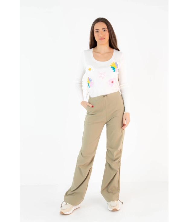 Liser Trousers - Beige Pianno 39