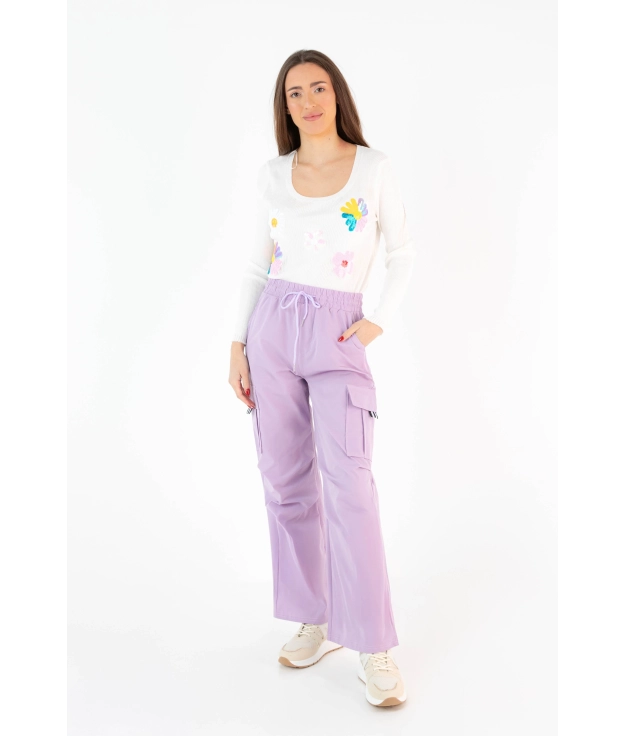 Rodice Trousers - Lila Pianno 39