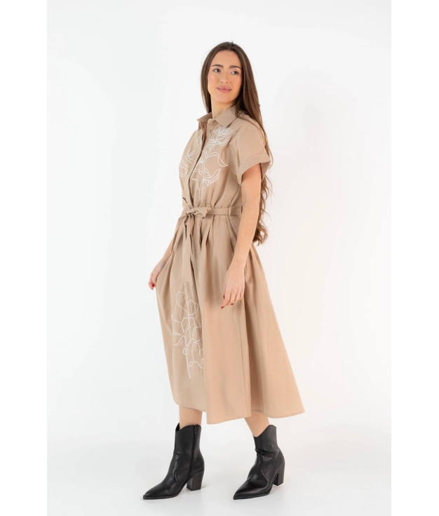 Vestido Maldição - Beige Pianno 39